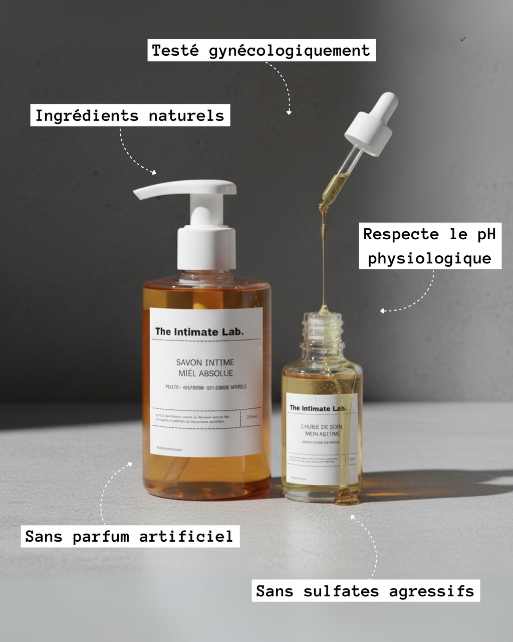 Nos soins intimes hydratants au miel