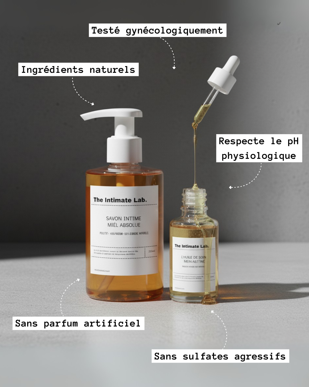 Nos soins intimes hydratants au miel