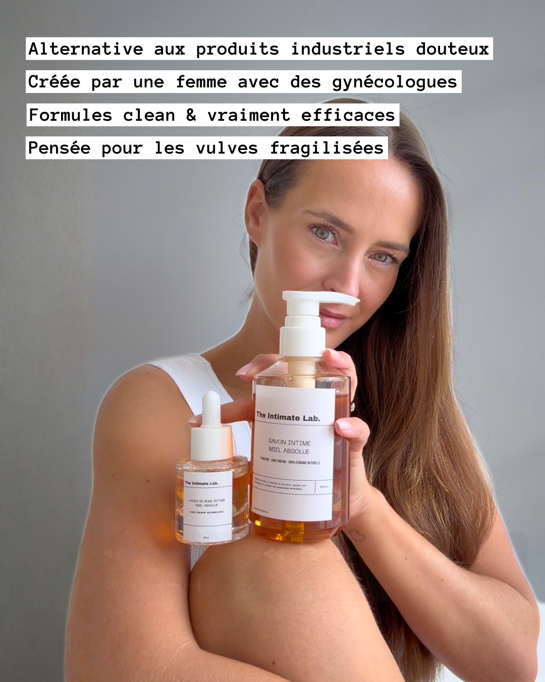 Le savon doux intime au miel